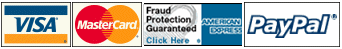 we accept paypal and credit cards