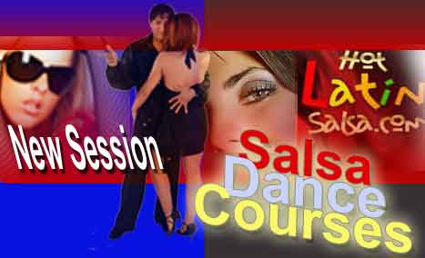 instructors showing rhythmic hip-swaying dance lessons